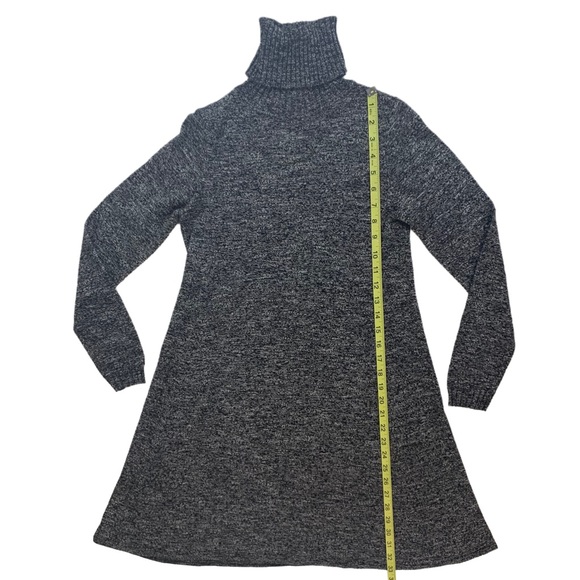 Max Studio Women’s Wool Blend Turtleneck Sweater Mod Swing Mini Dress Size Small - Picture 10 of 13